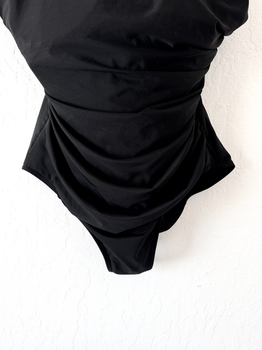 Miraclesuit DD-Cup Sideswipe One Piece Black Ruched One-Piece Swimsuit Size 14 - Picture 3 of 13